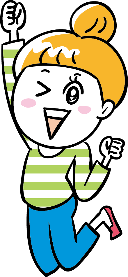 だれでもモバイルを契約できるから喜んでいる女性画像